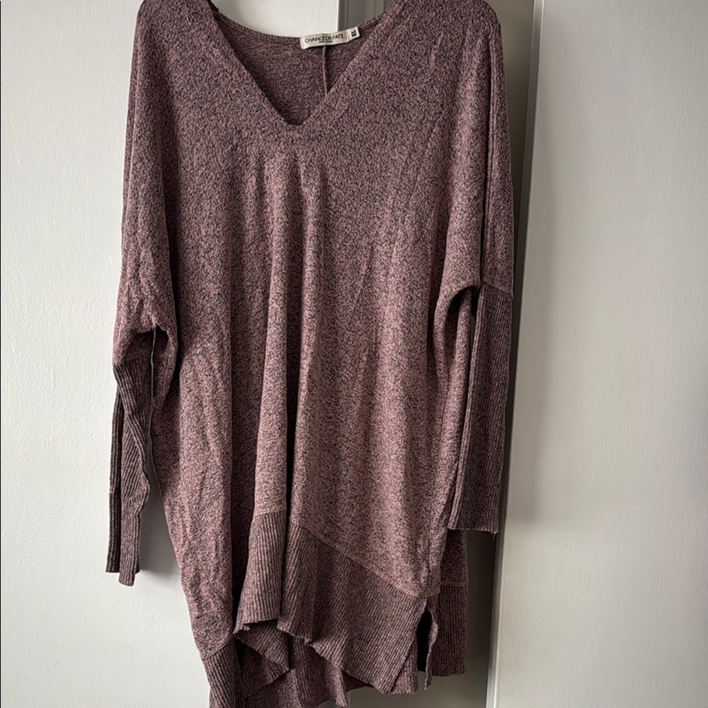 Chance or Fate Dusty Pink Knit Top